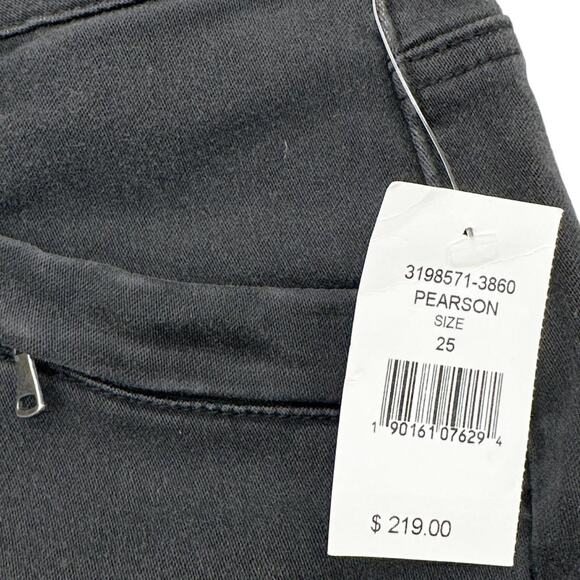 PAIGE Denim Skinny Ankle Zip Jeans in Pearson Wash 25 - Picture 7 of 11